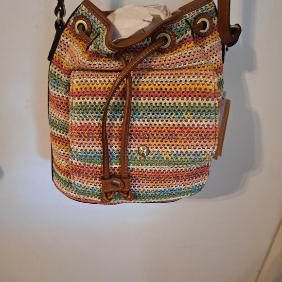 Patricia Nash Spanish Multi Zig Zag Crossbody Bag - Picture 2 of 7